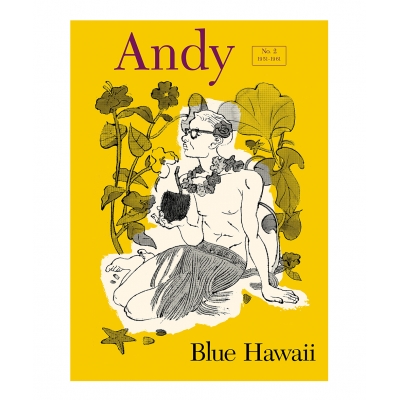 Typex - Andy Gesigneerde Prent Blue Hawaii 